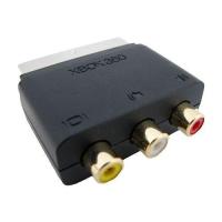 RCA to SCART AV Block Adapter (Audio Video IN) - 3x RCA Phono Socket to SCART Male For PS1 PS2 PS3 WII XBOX 360 DVD VIDEO (X821381-001)