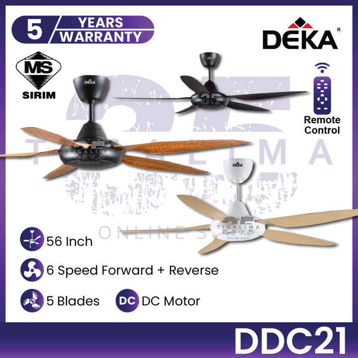 DEKA DDC21 56Inch 5 Blades 6 Speed Forward + Reverse