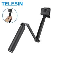 ESIN กันน้ำ S Elfie ติดลอยมือจับ3-Way จับแขน Monopod ขั้วโลกขาตั้งกล้องสำหรับ GoPro 11 10 SJCAM DJI Action3 Insta360