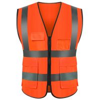 Wholesale Custom Construction Security Safety Clothing Uniform High Visibility Work Reflective Vest With logo