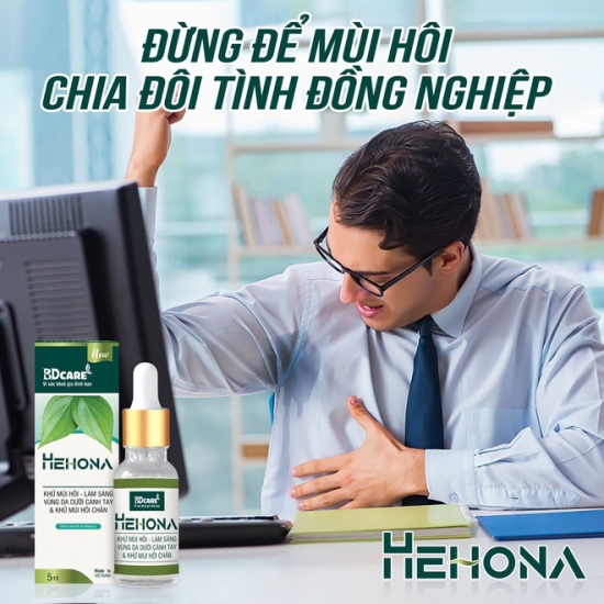 Trị hôi nách serum hehona, đặc trị các triệu chứng hôi nách, hôi chân - ảnh sản phẩm 3