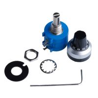 10K 1Pc Ohm 3590S-2-103L Potentiometer 10เปลี่ยนนับDialลูกบิดหมุน