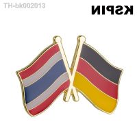 ✚✶ஐ Germany Thailand Friendship Brooches Lapel Pin Flag badge Brooch Pins Badges