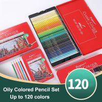 12/24/36/48/72/120 Professional Drawing Oil Color Pencil Soft Wood Colored Pencils Set For Artist Sketch Coloring Art Supplies Drawing Drafting