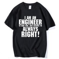 Cotton I Am An Engineer Retro Mens Tshirts Clothing Hipster Male Hop Leisure