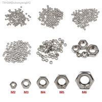 ✘▩✒ 50/100Pcs M2 M3 M4 M5 M6 Stainless Steel Hex Nut Hexagon Nuts Metric Thread Suit For Screws Bolts