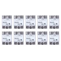 ☊✐℡ 10X Single Phase Solid State Relay DC-DC SSR-40DD 40A DC3-32V DC5-60V White Silver