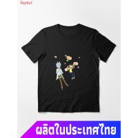 เสื้อยืดผ้าฝ้ายNewเสื้อยืดการ์ตูนอเมริกัน ริกกับมอร์ตี้ แขนสั้นลายการ์ตูน Rick And Morty Farts, Rick And Morty, Far  573A