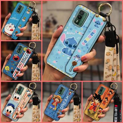 Silicone Waterproof Phone Case For Nokia XR21 Cartoon Anti-knock ring Lanyard Shockproof Soft case Anti-dust Back Cover
