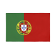 ธงชาติ ธงตกแต่ง ธงโปรตุเกส โปรตุเกส Portugal ขนาด 150x90cm ส่งสินค้าทุกวัน ธงมองเห็นได้ทั้งสองด้าน สาธารณรัฐโปรตุเกส
