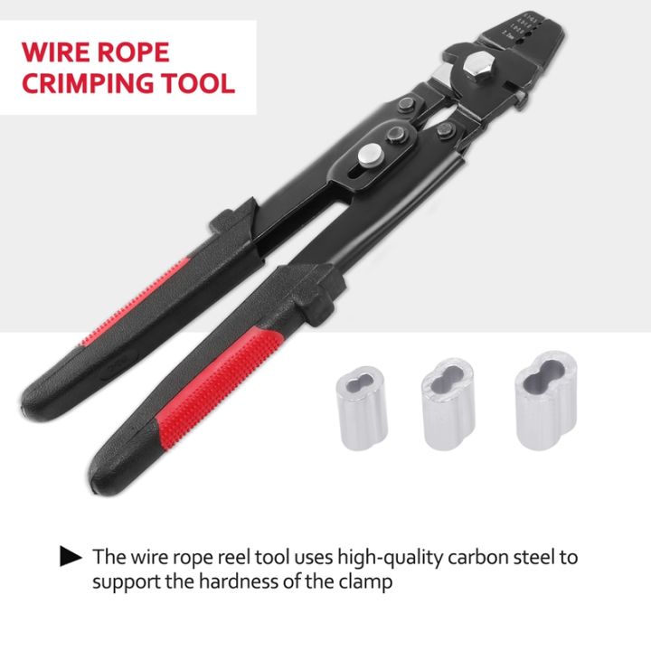 wire-rope-crimping-tool-wire-rope-swager-crimpers-fishing-plier-with-crimp-sleeves-kit