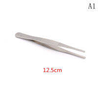 fuqiangyi Aquarium Plant Tank BBQ Long Straight Tweezer Clip Scissor Stainless Steel