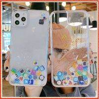 COD SDFGERGERTER ? สำหรับ เคสไอโฟน12 Pro Max 11 XR XS Max X 8 7 6 6s Plus SE2 Apple 12Promax Glitter Bling App Quicksand Case iPhone8Plus