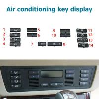 Protector Ac climate control Air Conditioning Black Button Cover For BMW X5E53 E39 Car air conditioner button cover