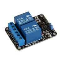 รีเลย์โมดูลป้องกัน2ช่อง5V ชิ้นส่วนไฟฟ้าแบบมืออาชีพสำหรับ Arduino แขนรูป Avr Dsp รีเลย์โมดูลป้องกันอิเล็กทรอนิกส์ Hr