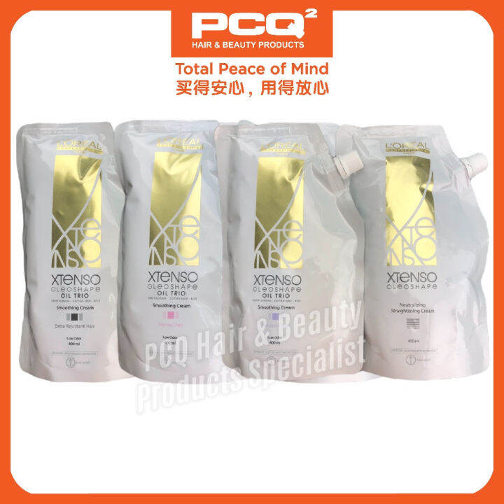 Loreal XTENSO OLEOSHAPE Rebonding Cream SET Lazada