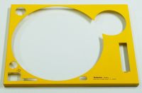 Technics Yellow Face Plate For SL-1200 MKII (New)