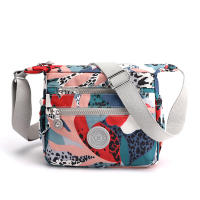 New Womens Shoulder Bag Fashion Printed Crossbody Bag Lightweight Waterproof Nylon Cloth Bag Trendy Womens Bags Commuter Bag