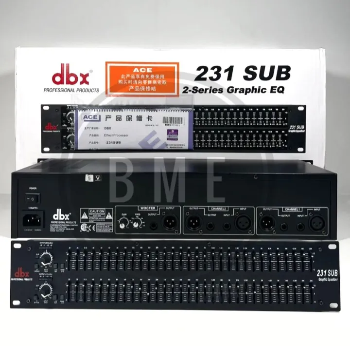 EQUALIZER DBX 231+SUBWOOFER/EQUALISER DBX 231 SUBWOOFER Lazada Indonesia