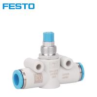 FESTO วาล์วควบคุมการไหลทางเดียว GR-QS-8จุดไฟ193970สวิตช์