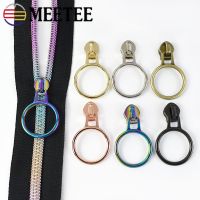 ✟♟☼ Meetee 5/10/20Pcs 5 Zipper Pull for Nylon Zip Sliders Bag Replacement Zipper Head Repair Kit DIY Sewing Decoration Accessories