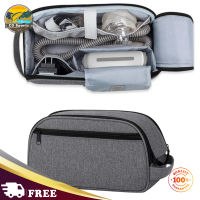 CG เคสจัดระเบียบอุปกรณ์เดินทางกีฬาแบบพกพาใช้ได้กับเคสพกพา CPAP มีหลายช่องกระเป๋าถือแบบซิปกระเป๋าเก็บของ