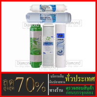 ไส้กรองน้ำมาตราฐาน 5 ขั้นตอนขนาด10 นิ้ว Unipure(PP+คาร์บอน+เรซิ่น+Carbon+PostCarbon)#ราคาถูกมาก#ราคาสุดคุ้ม