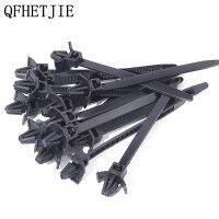 [HOT AIXUSACJWII 526] QFHETJIE 15 Pcs Wire Harness Fastener Cable Ties Management Tie-Line สำหรับรถลูกฟูกท่อ Tie Wrap สาย Clamp คลิป