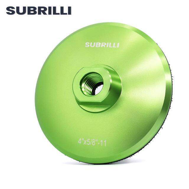 subrilli-4-aluminum-backer-pad-top-quality-backing-holder-for-diamond-polishing-pad-hook-loop-back-up-pad-polish-bonnet-100mm