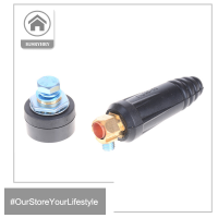 HITN 1ชุด DKJ35-50 Quick FITTING MALE FEMALE CONNECTOR ปลั๊กอะแดปเตอร์เครื่องเชื่อม