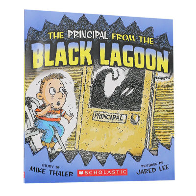 ภาษาอังกฤษต้นฉบับเด็กหนังสือThe PrincipalจากBlack Lagoon The Principalจากทะเลสาบเด็กสมุดวาดภาพระบายสีสำหรับเด็ก5-8ปีเด็กBabหนังสือชุดแสงสว่างทางปัญญาภาพหนังสือนิทานปกอ่อนเต็มรูปแบบสี
