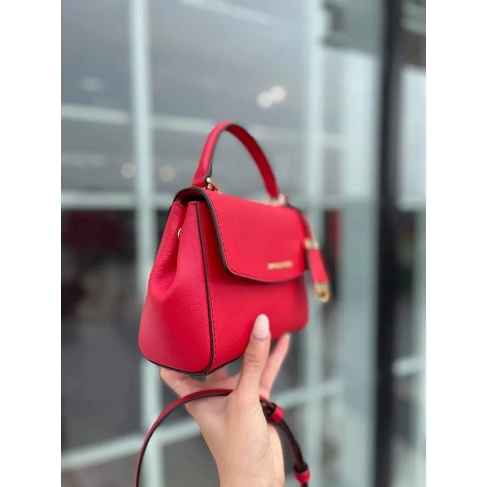 Túi AVA Michael Kors Size 18 x  màu đỏ 