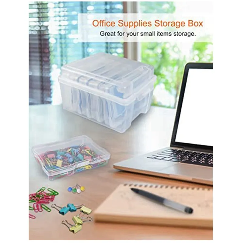 4X6 Photo Storage Box Pictures Organizers Case Photo Keeper Container Box  Seed Storage Organizer Craft Storage Box 