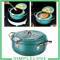 [SIMPLELOVE] Tempura Pan Fryer With 20cm Japan Deep Frying Pot nd New