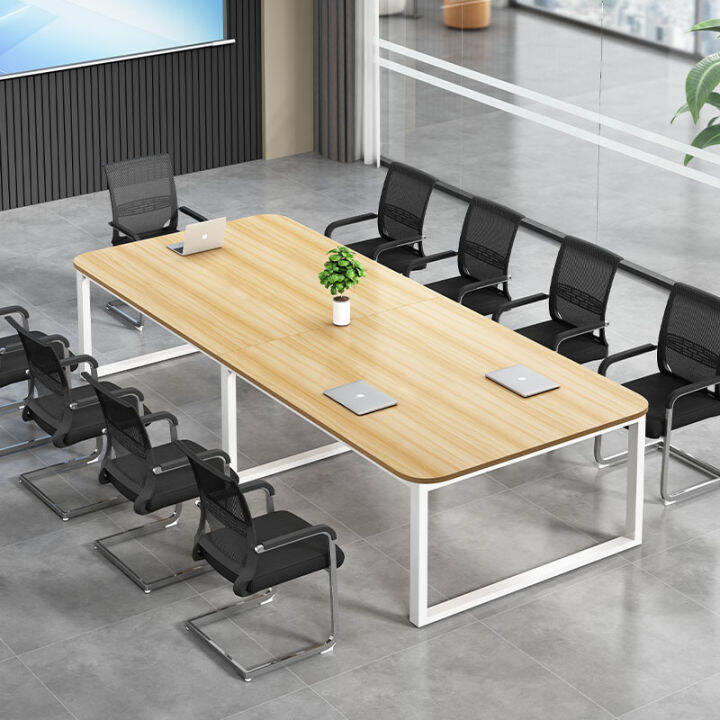 Conference table, long table, simple and modern office, small ...