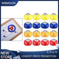 WBMOON 16ชิ้น Pucks Shuffleboard เกมอุปกรณ์เสริมการม้วนผมในร่ม Shuffleboard Pucks