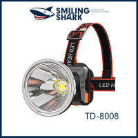 SmilingShark โคมไฟหัว TD-8008 Led ไฟหน้า M77ไฟหน้าแสงที่แข็งแกร่ง Super Bright 24H อายุการใช้งานแบตเตอรี่ที่ยาวนาน TYPE-C แบบชาร์จไฟได้8400 Lumens โคมไฟกันน้ำตั้งแคมป์เดินป่ากลางแจ้งไฟจักรยานมัลติฟังก์ชั่พายเรือไฟฟ้าดับฉุกเฉินอยู่รอด