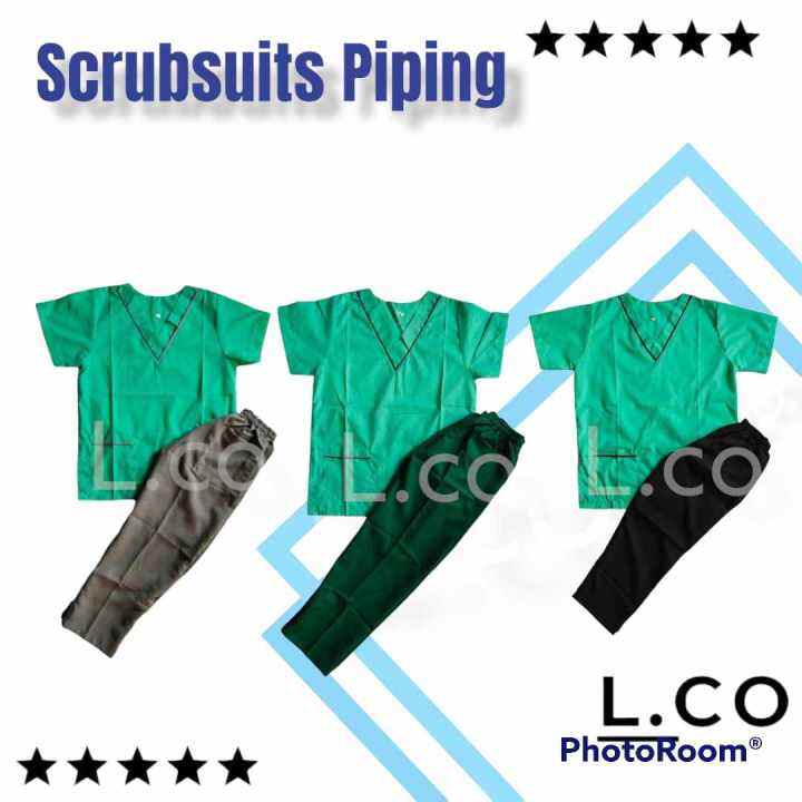 L Co S New Design Piping Scrubsuits Tetoron Fabrics Lazada Ph