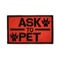 ™ Service Dog Badge do not pet Patch Pet Training Dog Strap Hook Loop Badge Applique backpacks tactical patch