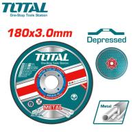 TOTAL ใบตัดเหล็ก / แผ่นตัดเหล็ก 7 นิ้ว (180 มม.) 3 มม. (Abrasive Metal Cutting Disc) รุ่น TAC2211801