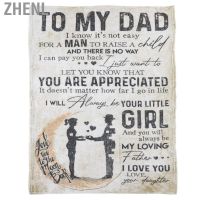 *Zhenl Dad  Fathers Day Theme Dual Sides Personalized Wide Application Sofa T