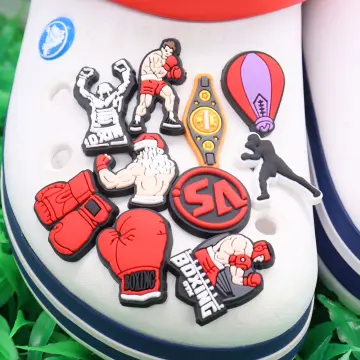1PCS Japanese Famous Anime Cartoon Shoe Charms Backapck Fit Wristbands Croc  Jibz Shoe Decorate Shoe Buckle Boys Kids Gift
