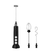 3 in 1 Milk Frother Portable Milk Frother Rechargeable Electric Milk Frother Foam Maker Handheld Foamer High Speeds Mixer Coffee Frothing Wand