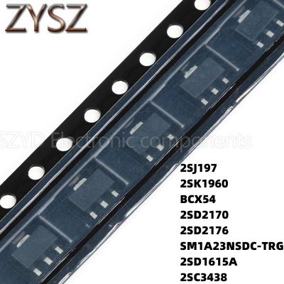 100PCS SOT89 2SJ197 2SK1960 BCX54 2SD2170 2SD2176 SM1A23NSDC-TRG 2SD1615A 2SC3438 Electronic components