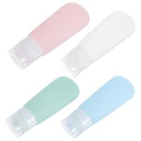 4 PCS Storage Bottle Mini Lotion Bottles Sub-packing Travel Portable Empty Shampoo Liquid Holders Plastic Pp Dispensers