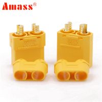 4pcs/lot Amass XT90 Battery Connector Set 4.5mm Male Female Gold Plated Banana Plug For RC Model Battery (2 pair)