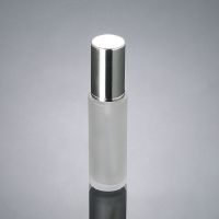 50ml frosted glass with shiny silver/gold pump amp;lid for lotion/emulsion/serum/toner/sprayer skin care cosmetic packing