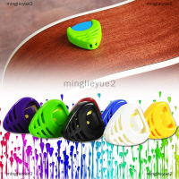 minglieyue2 1/5pcs plactic Guitar Pick Plectrum Holder กรณีกล่องรูปหัวใจชิ้นส่วน