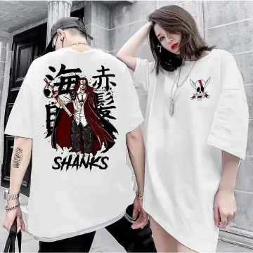 Shop Anime Fashion Tshirt For Men One Piece Korean Oversize with