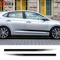 2PCS Car Door Side Sticker For Hyundai Getz GRANDEUR NEXO PALISADE SANTAFE STAREX TIBURON Tucson VENUE Auto Accessories